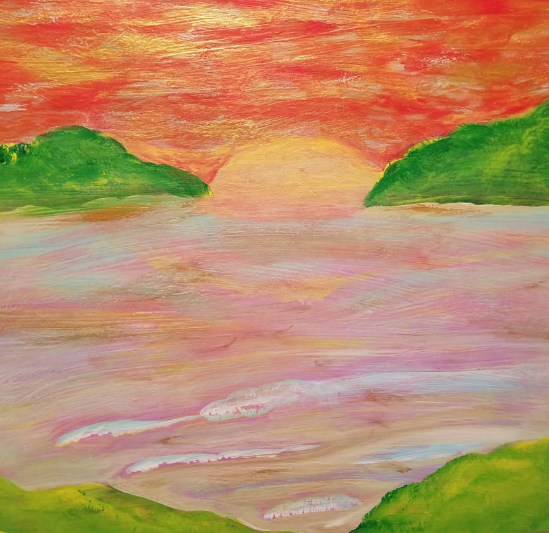 Sunsets
Wooden hand Painted Acrylic Art 